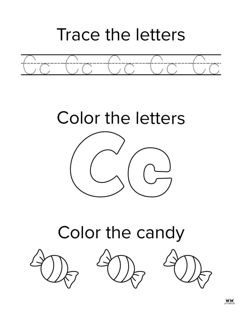 Letter C Worksheets - 50 Free Printables | Printabulls intended for Free Printable Letter C Worksheets