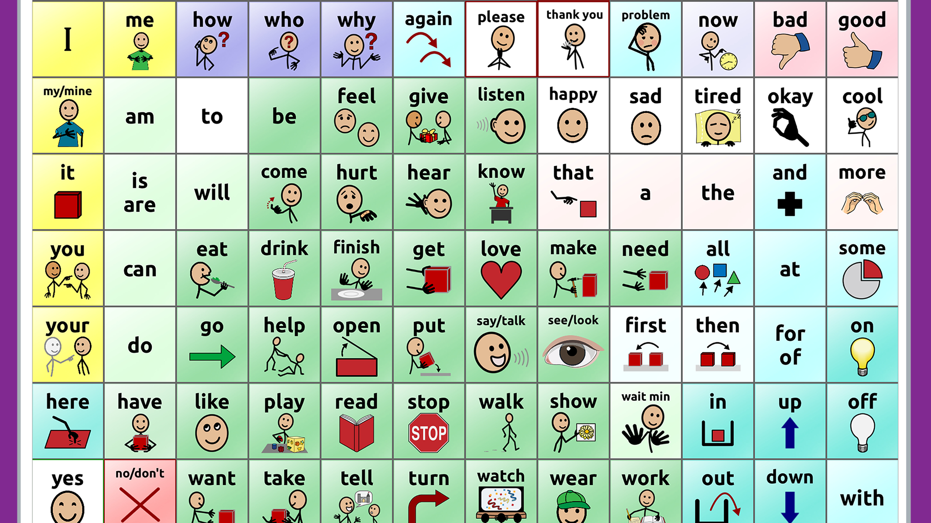 Lite-Tech Communication Board Options in Free Printable Communication Boards for Adults