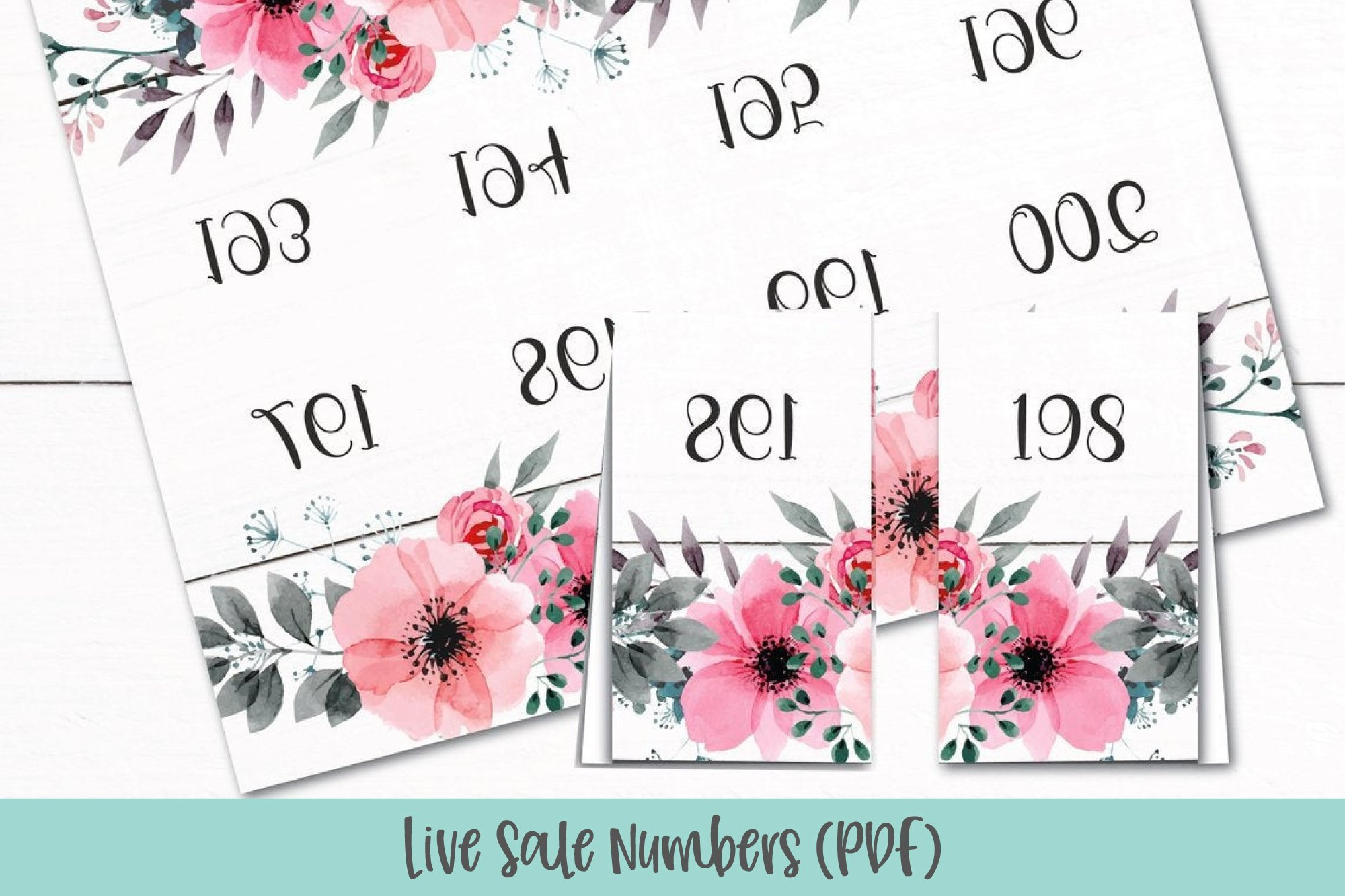 Live Sale Clothing Tags | Reverse Number Tags Pdf regarding Free Printable Live Sale Numbers