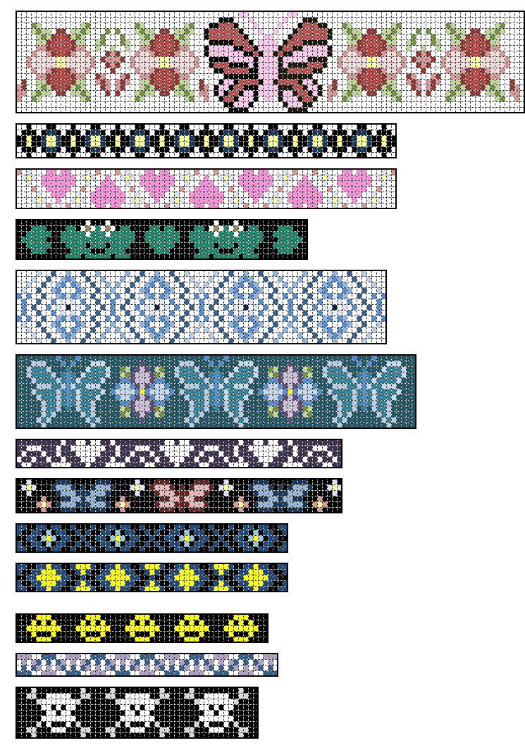 Loom Beading Patternskribabe inside Free Printable Loom Bracelet Patterns