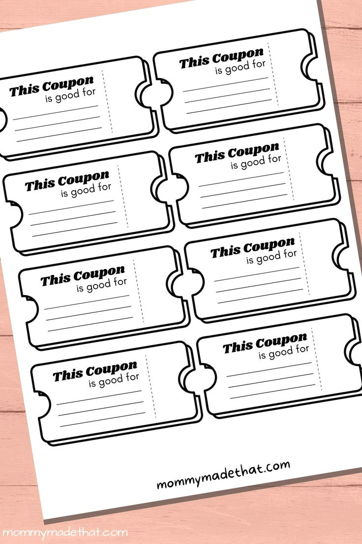 Lots Of Blank Coupon Templates (Free Printables!) | Free Coupon with regard to Free Printable Coupon Templates