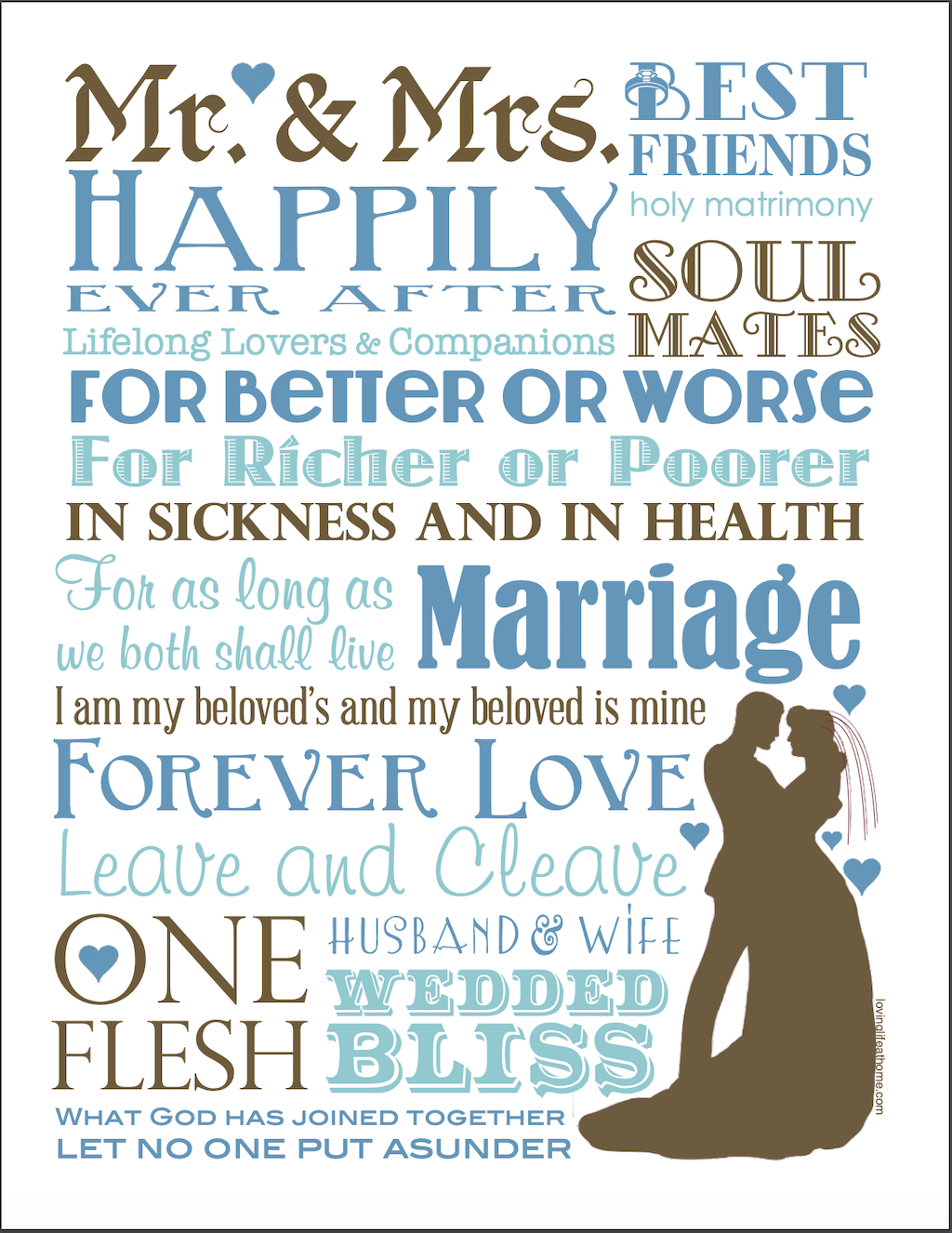 Marriage Subway Art (Free Printable) - Loving Life At Home with regard to Free Printable Subway Art Template