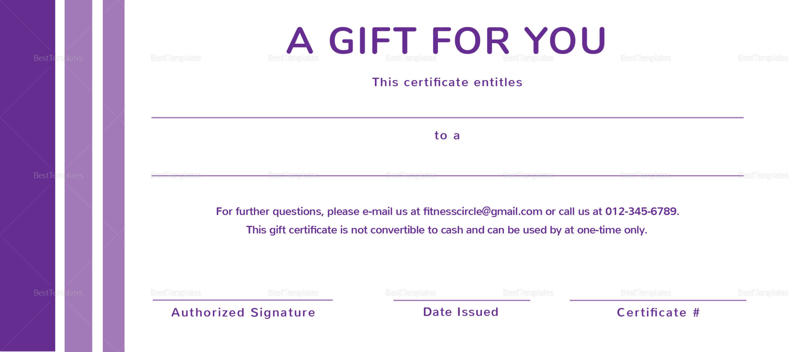 Massage Gift Certificate Design Template In Psd, Word, Publisher throughout Free Printable Massage Gift Certificate Templates