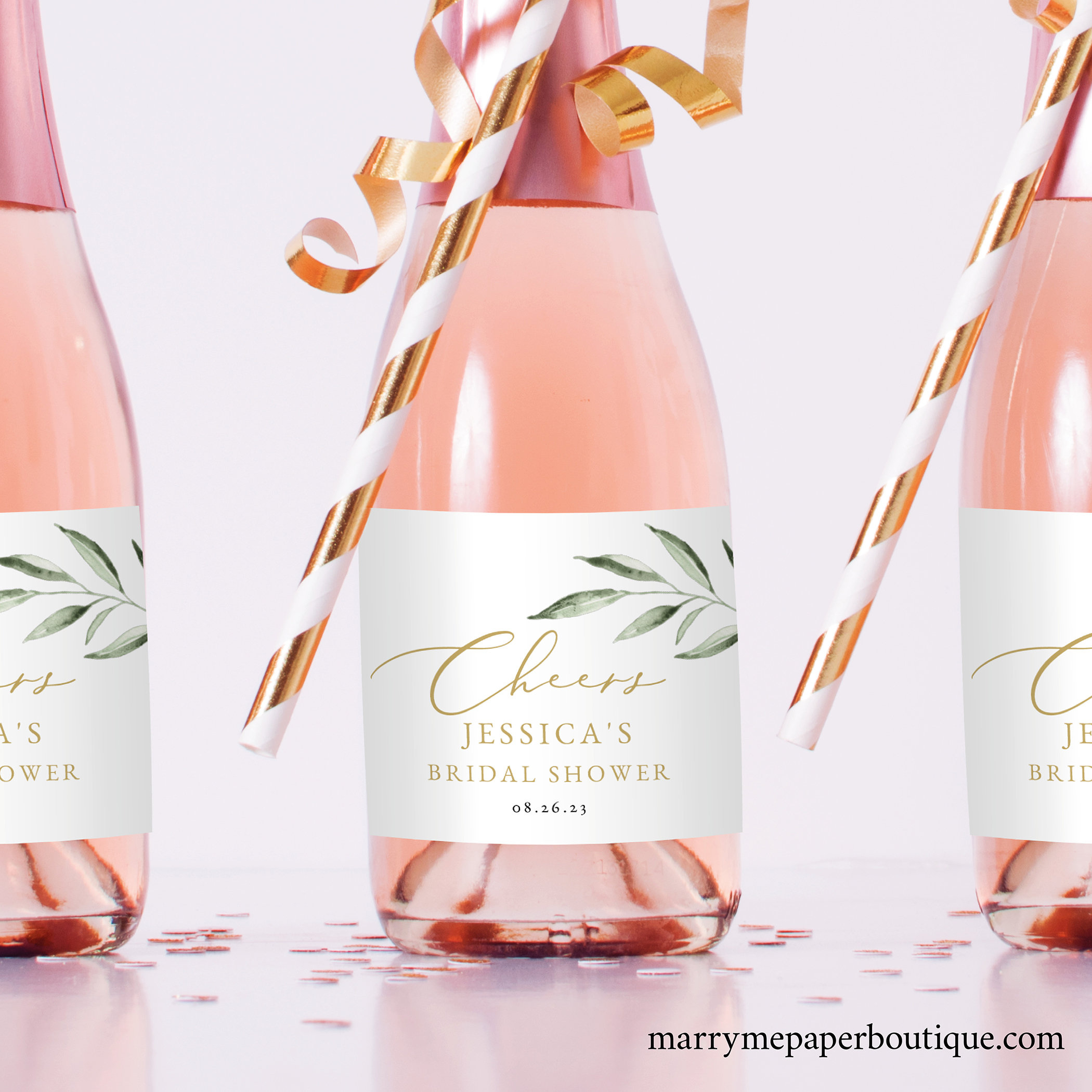 Mini Champagne Bottle Label Template, Free Demo Available for Free Printable Mini Champagne Bottle Labels