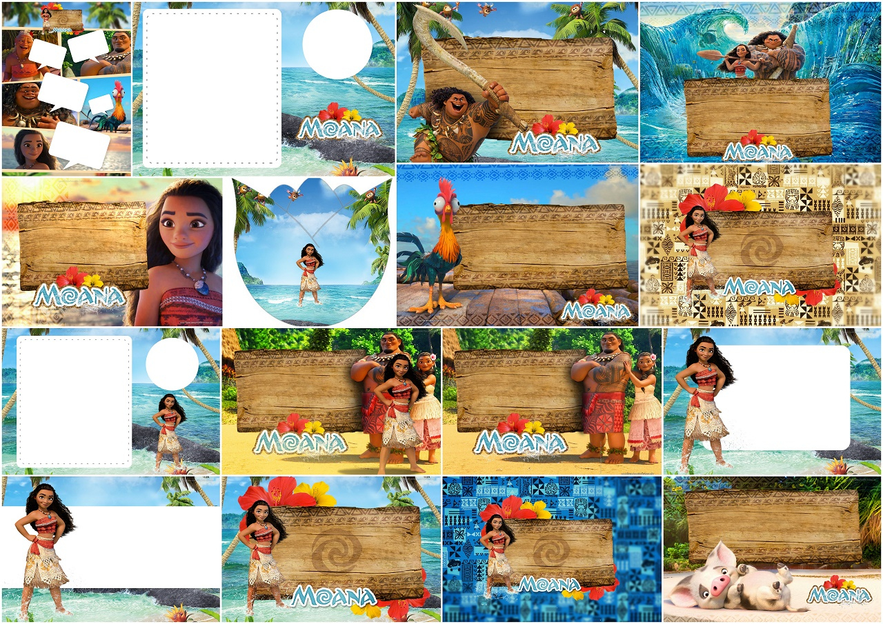 Moana: Free Printable Invitations. - Oh My Fiesta! In English intended for Free Printable Moana Invitations