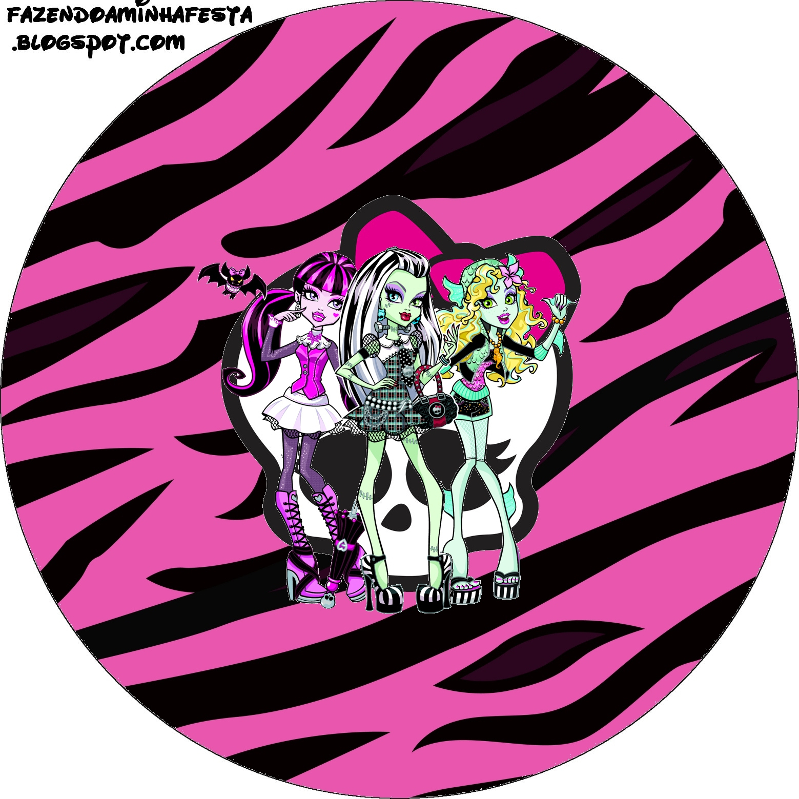 Monster High: Free Printable Labels. - Oh My Fiesta! In English regarding Free Printable Monster High Stickers