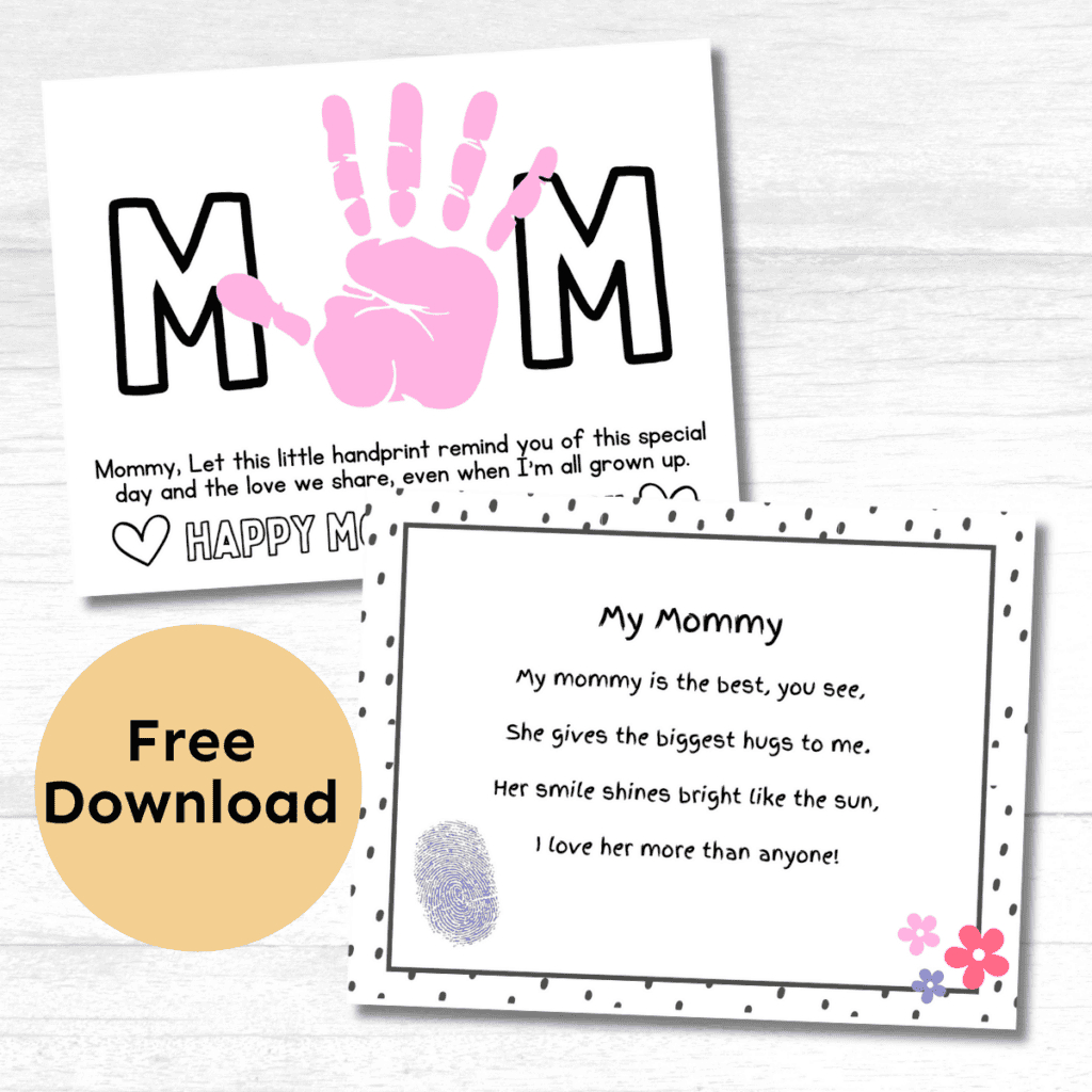 Mother&amp;#039;S Day Poems For Kids [With Free Printables] • Mindfulmazing in Free Printable Mothers Day Poems