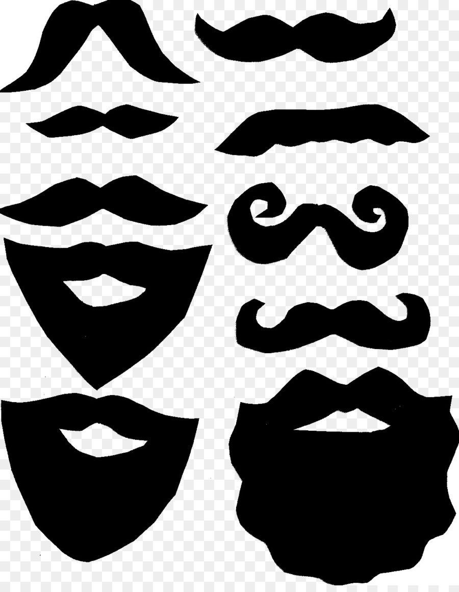 Moustache - Moustache Template - Cleanpng / Kisspng in Free Lip And Mustache Printables