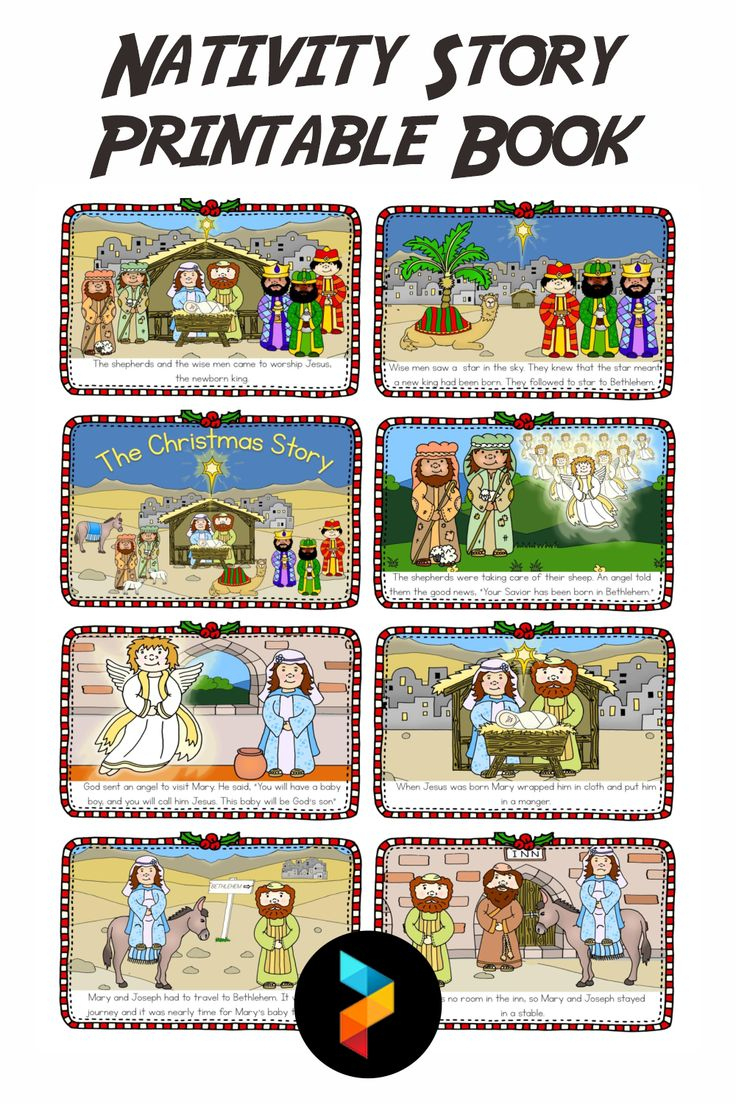 Nativity Story Printable Book | The Nativity Story, Nativity Story within Free Printable Nativity Story