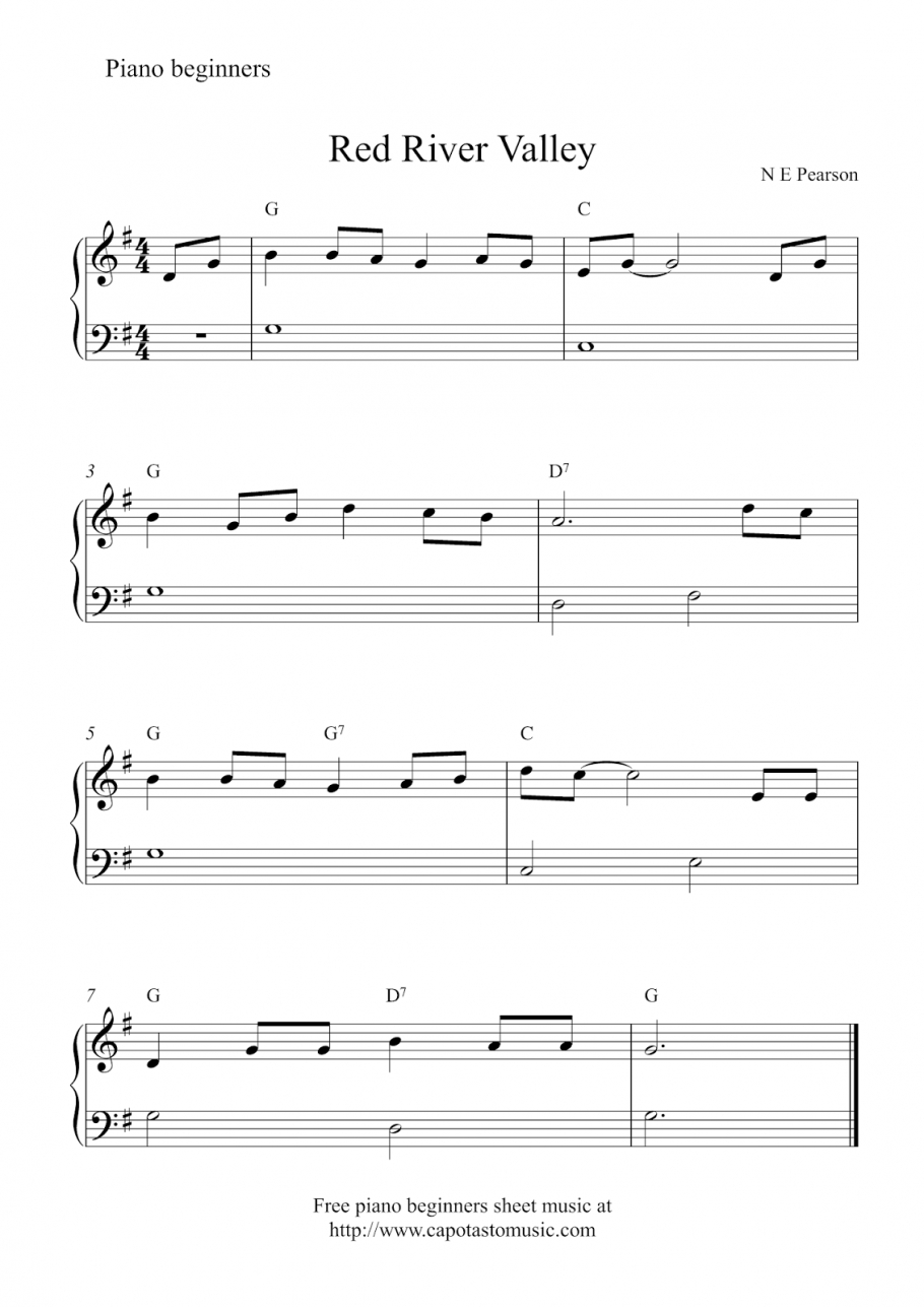 New] Free Printable Piano Music For Popular Songs | Peatix in Free Printable Piano Pieces