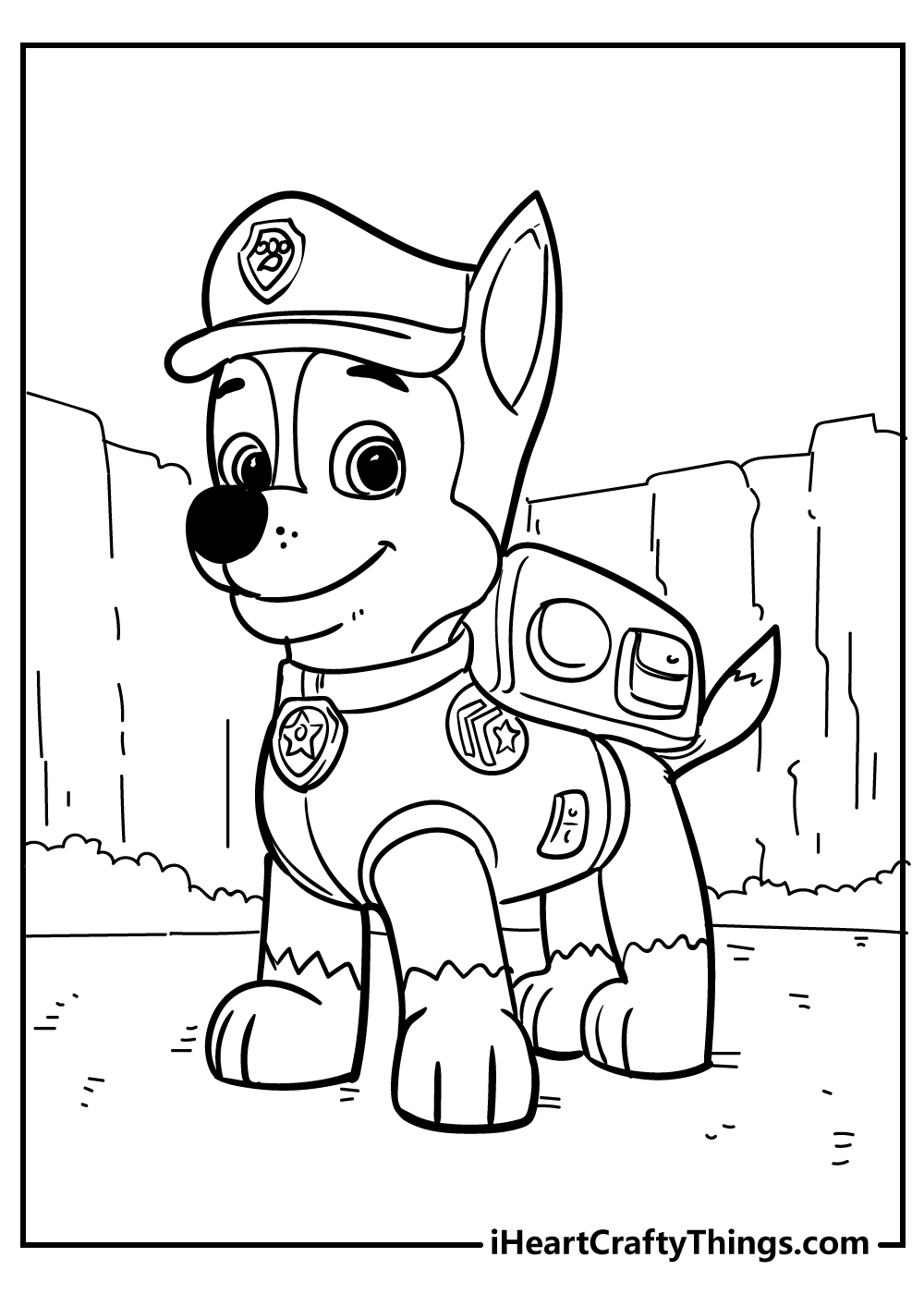 New Paw Patrol Coloring Pages 2024 (100% Free Printables) for Paw Patrol Free Printables