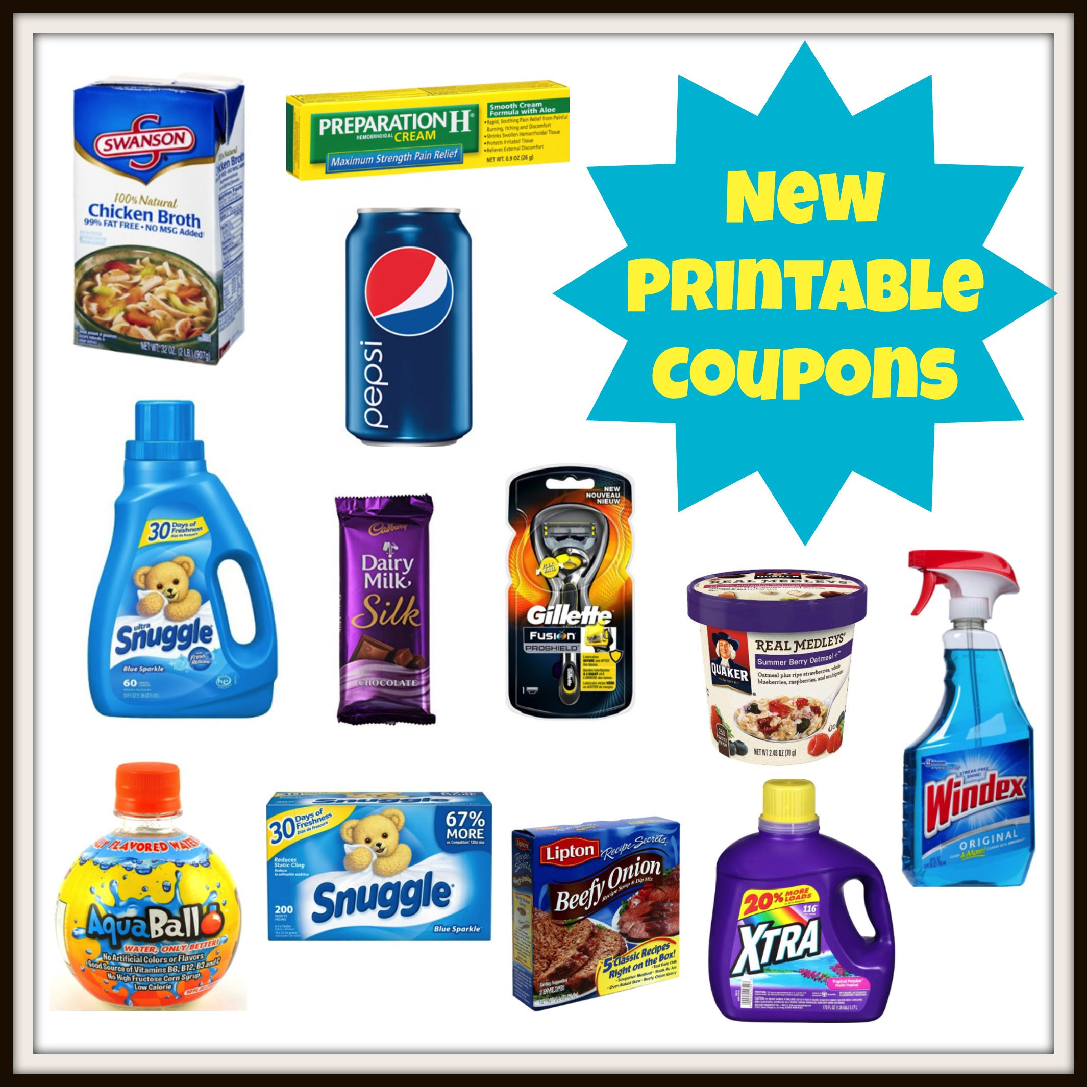 New Printable Coupons! Snuggle, Pepsi, Quaker, Gillette And Much intended for Free Printable Gillette Coupons