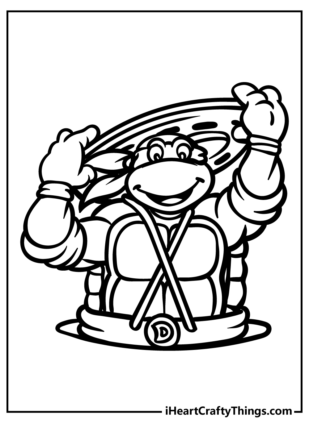 Ninja Turtles Coloring Pages (100% Free Printables) in Free Ninja Turtle Printables