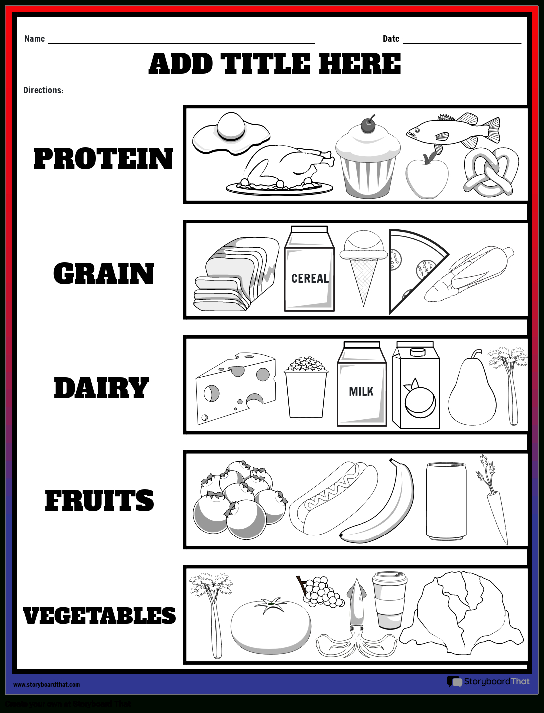 Nutrition Worksheets: Free Printable Ideas And Templates regarding Free Printable Healthy Eating Worksheets