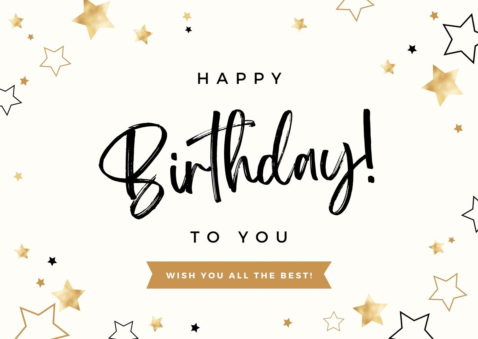 Page 8 - Free Printable Card Templates You Can Customize | Canva with Free Printable Personalized Birthday Cards