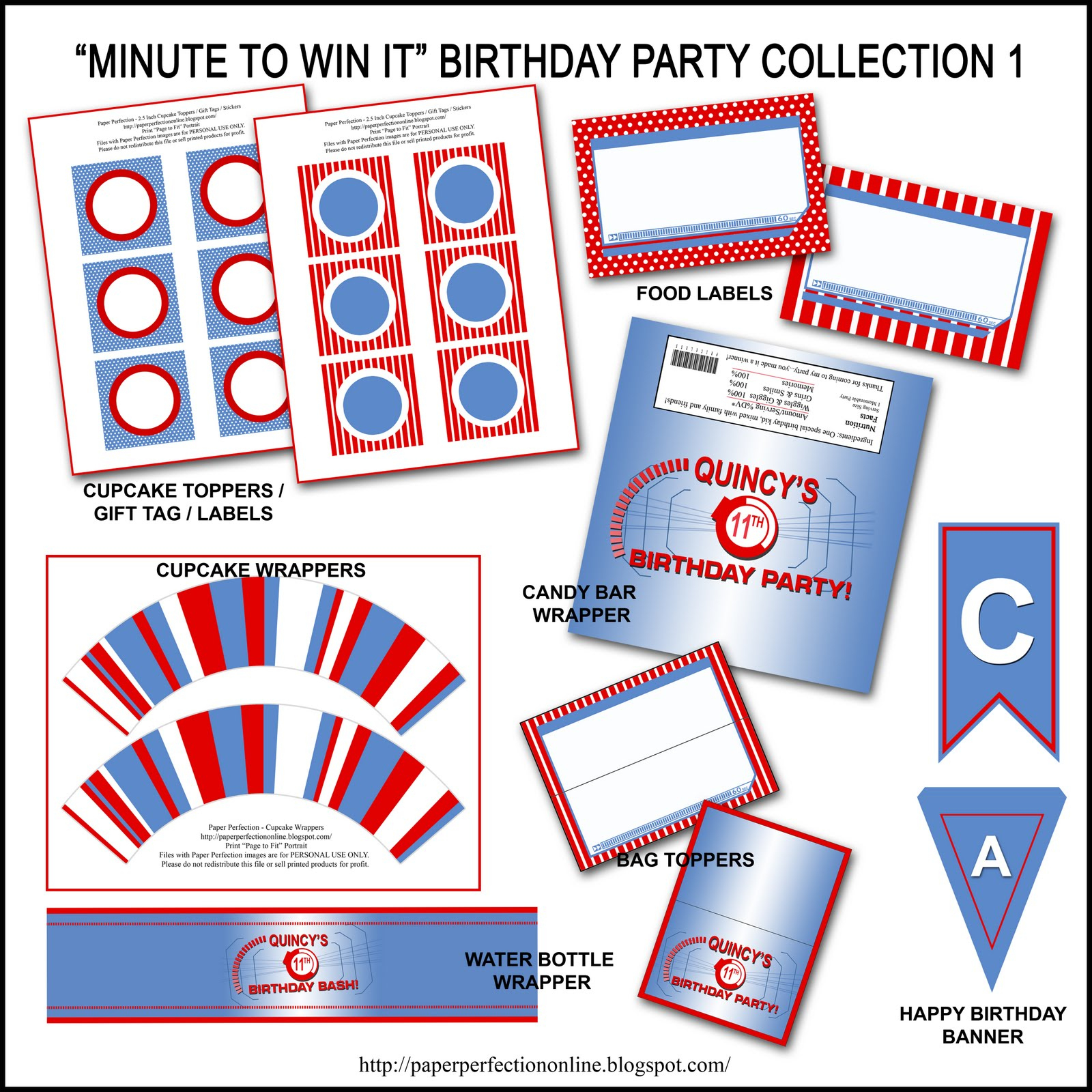 Paper Perfection: Free &amp;quot;Minute To Win It&amp;quot; Birthday Party Invitation intended for Free Printable Minute To Win It Invitations