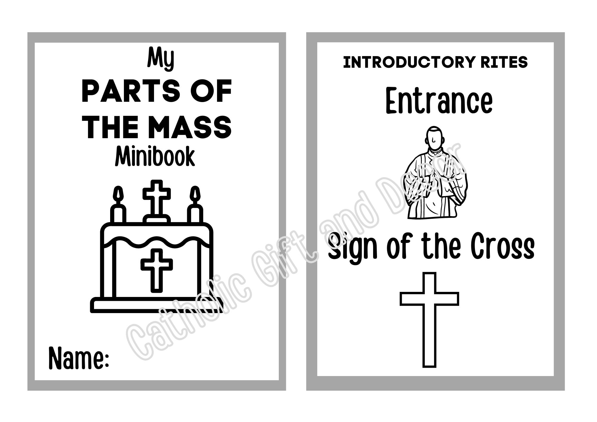 Parts Of The Catholic Mass Printable Book Parts Of The Catholic in Free Printable Catholic Mass Book