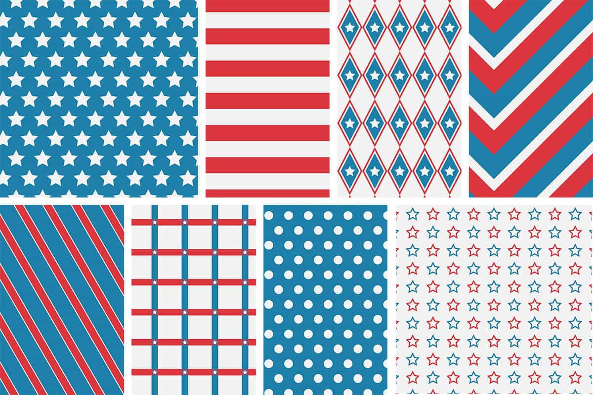 Patriotic 4Th Of July Digital Papers - Love Paper Crafts with regard to Free Printable Patriotic Scrapbook Paper