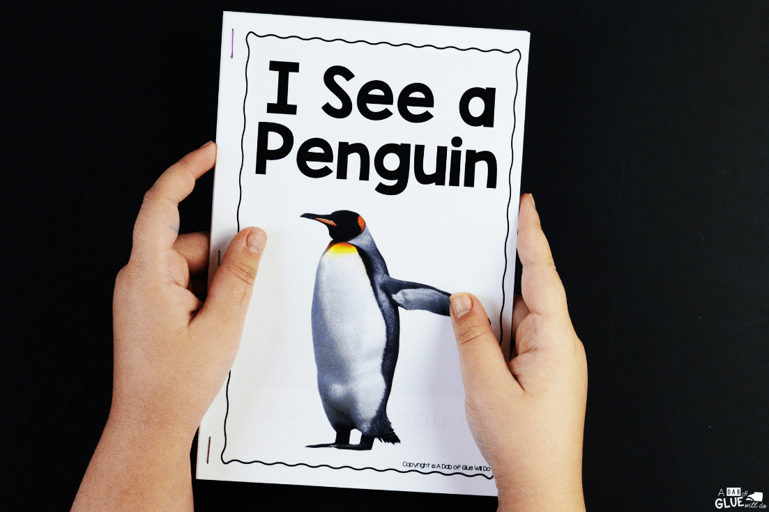 Penguin Emergent Reader - A Dab Of Glue Will Do pertaining to Free Printable Penguin Books