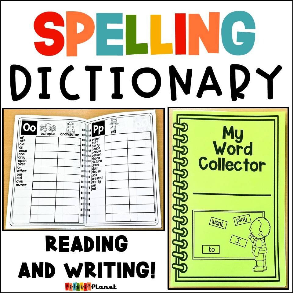 Personal Dictionaries - Fun Spelling Dictionary For Independent Writers - Primary Planet within My Spelling Dictionary Printable Free