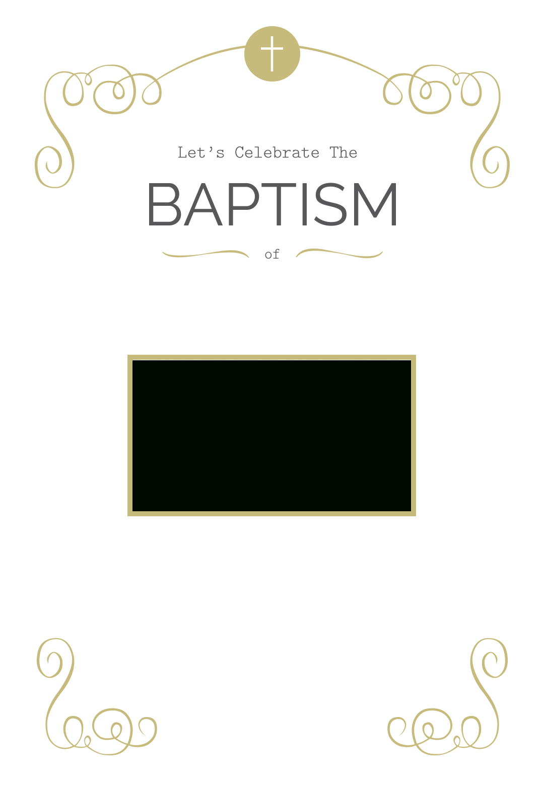 Personalized Baptism &amp;amp; Christening Invitation Template | Greetings pertaining to Free Printable Baptism Invitations