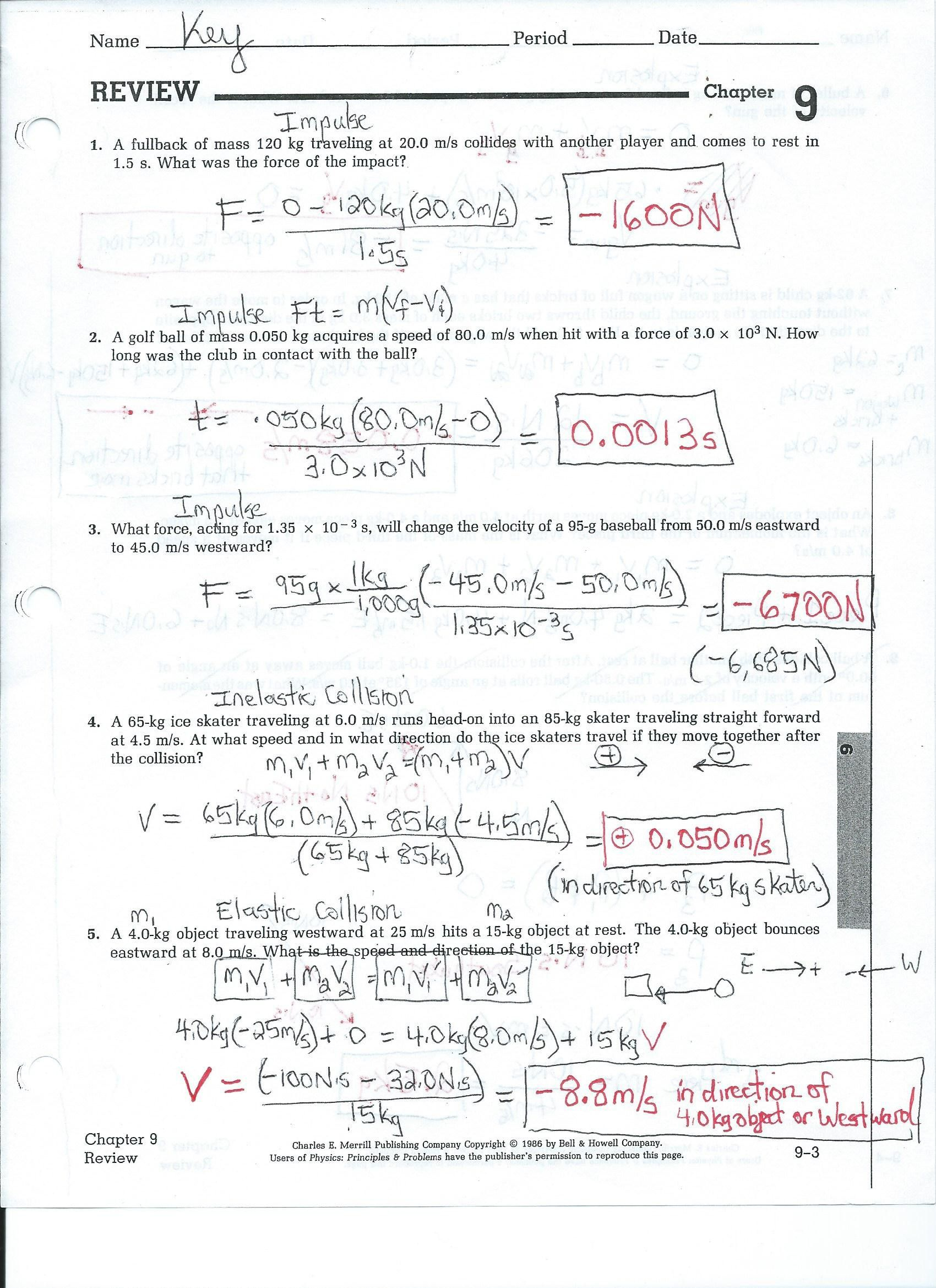 Physics Worksheets With Answers | Physics Answers, Math Review pertaining to Free Printable Physics Worksheets