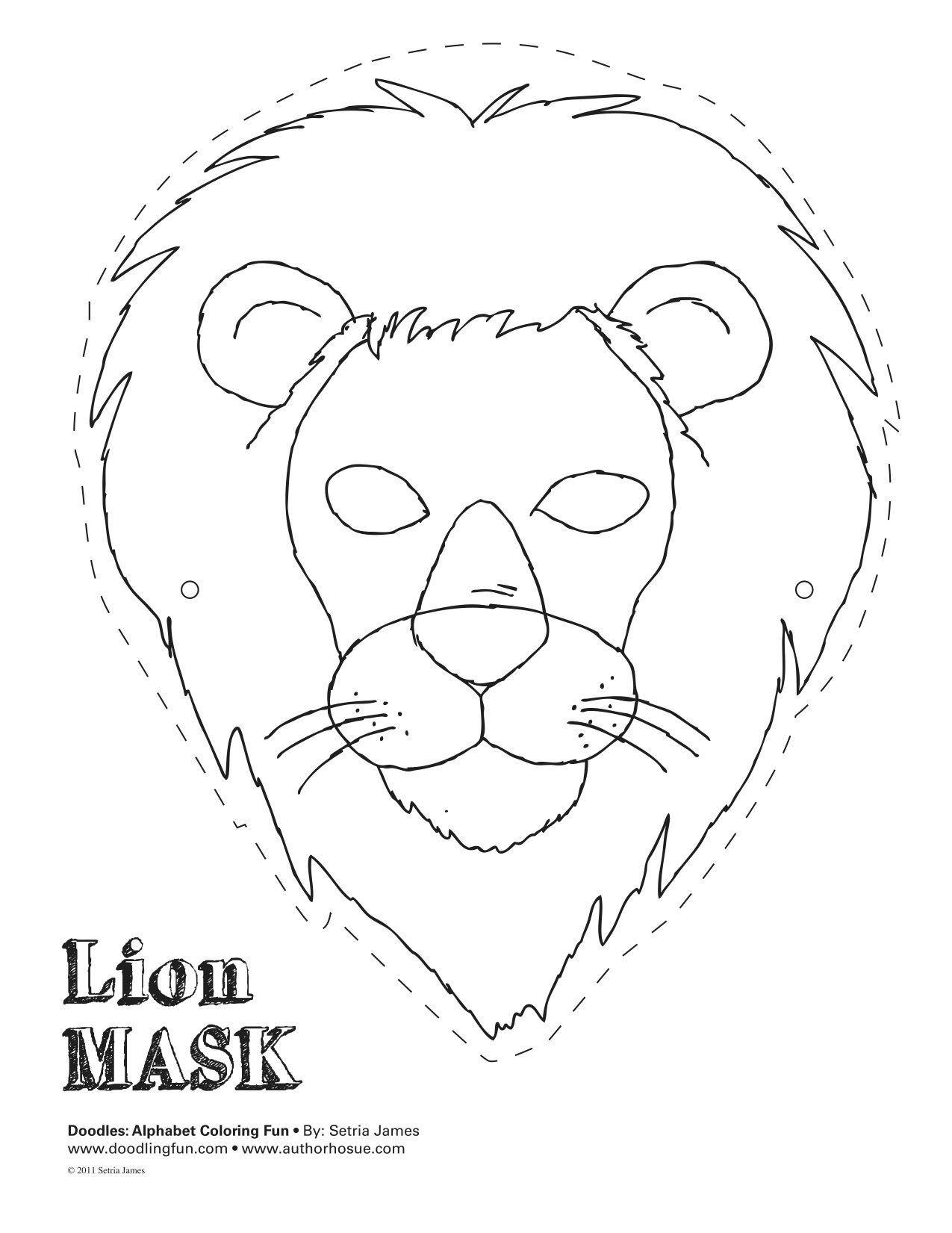 Pin On Doodles Art, Books, Coloring Pages For Kids inside Free Printable Lion Mask