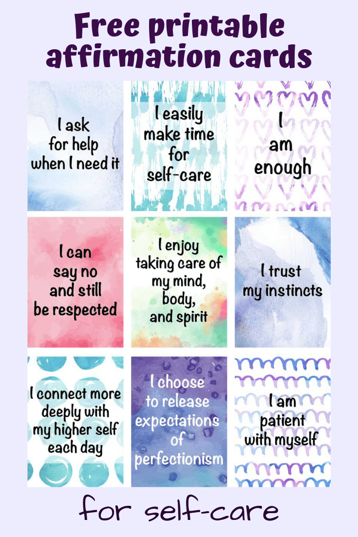 Pin On Positive Parenting Resources pertaining to Free Printable Affirmation Cards