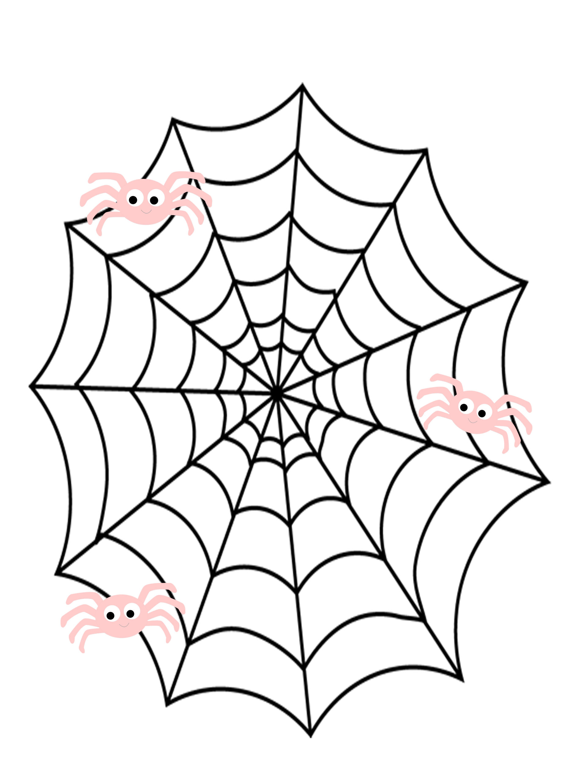 Pin The Spider On The Web Free Printable Halloween in Free Printable Spider Web