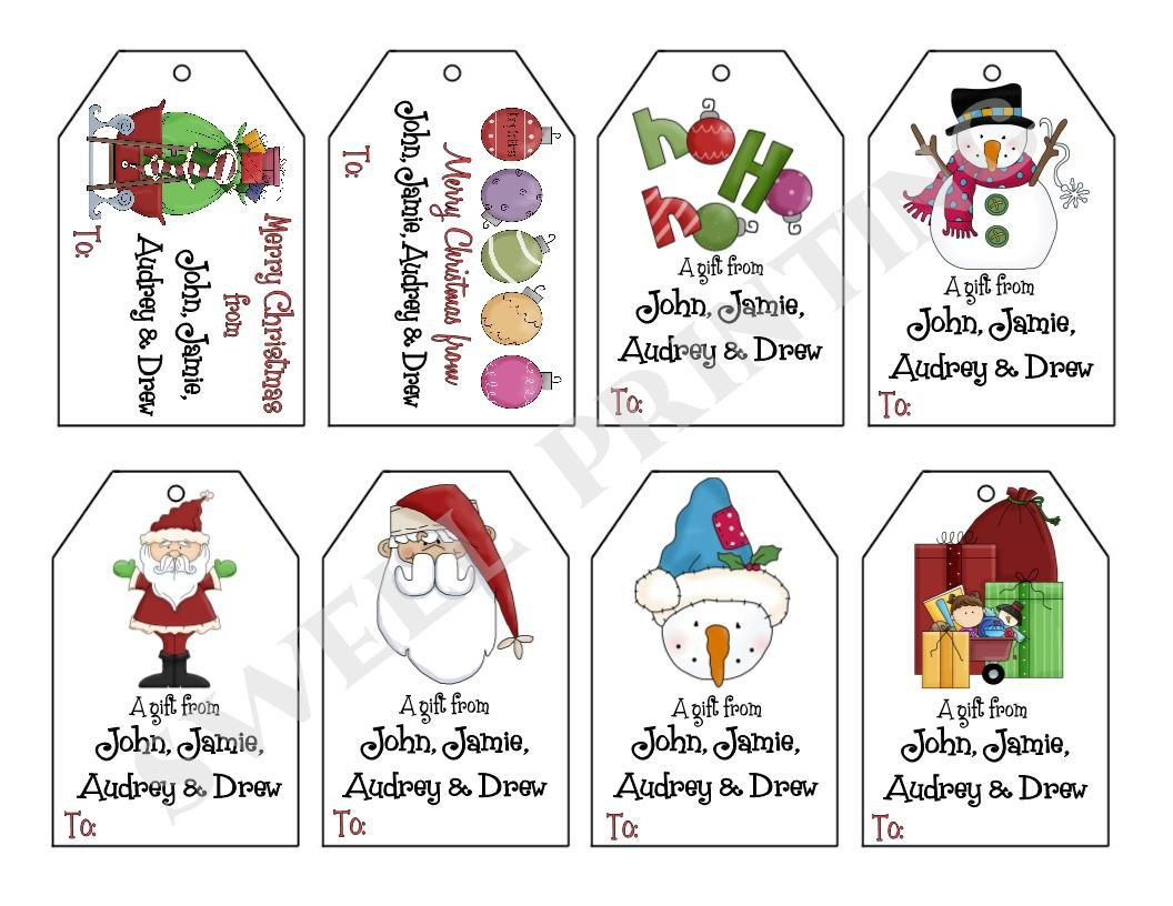 Pinazzas15 . On Crafty Things | Christmas Gift Tags Free, Free in Free Printable Gift Tags Personalized