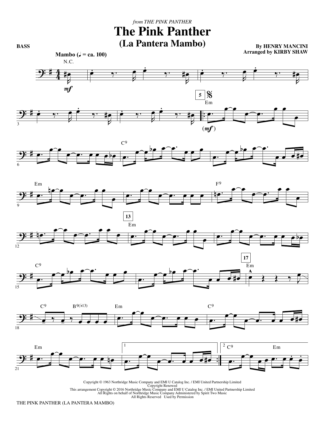 Pink Panther Sheet Music For Trumpet in Free Printable Trumpet Sheet Music Pink Panther