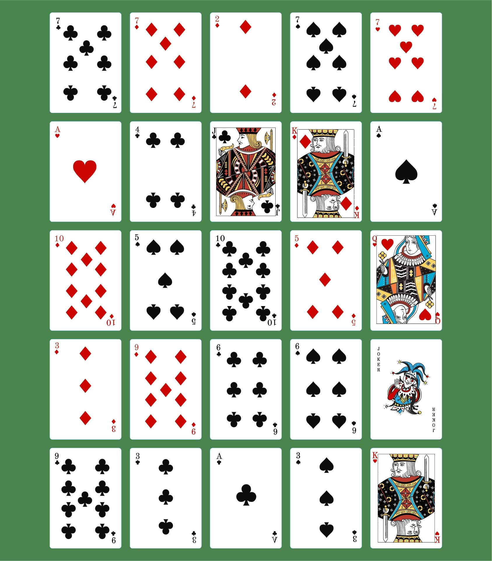 Pokeno Board Game Cards | Printable Playing Cards, Free Printable with Free Printable Pokeno Game Cards