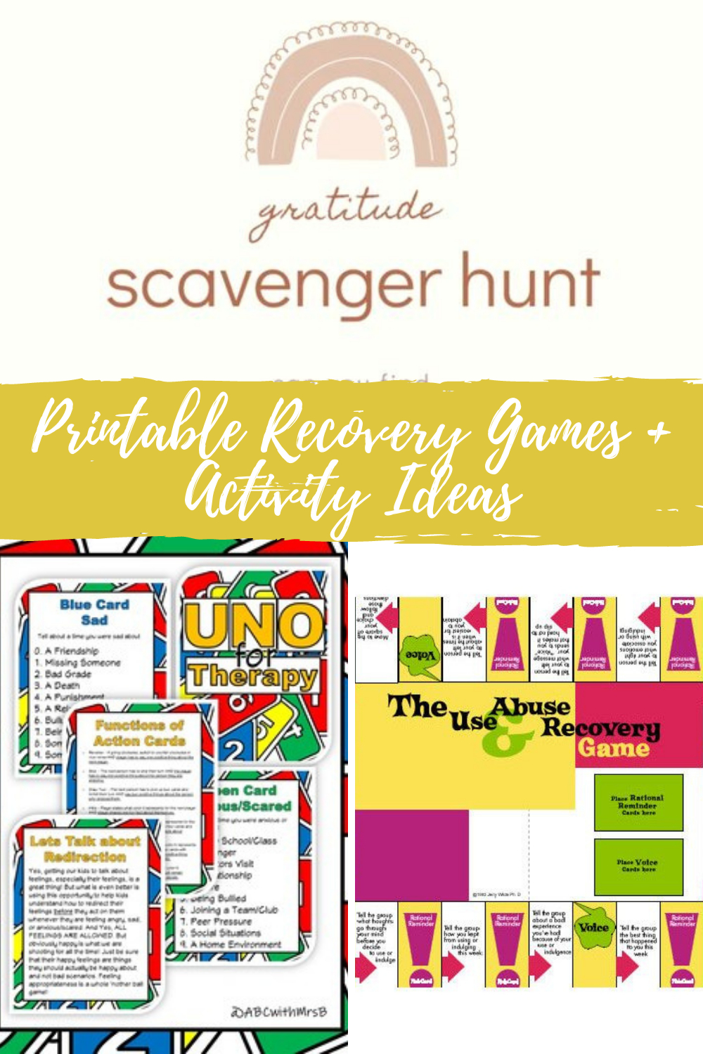 Positive Printable Recovery Games + Activities - Peachy Party within Free Printable Recovery Games