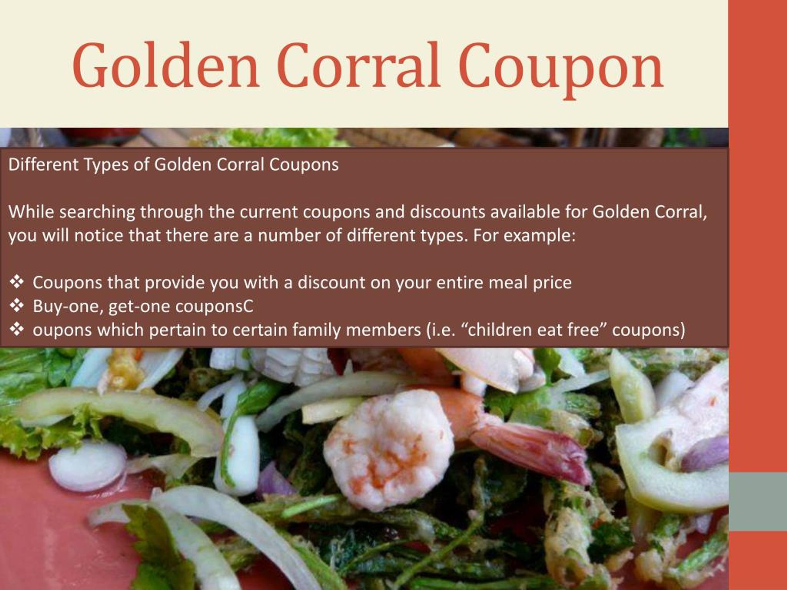 Ppt - Golden Corral Menu Prices Powerpoint Presentation, Free inside Golden Corral Coupons Buy One Get One Free Printable