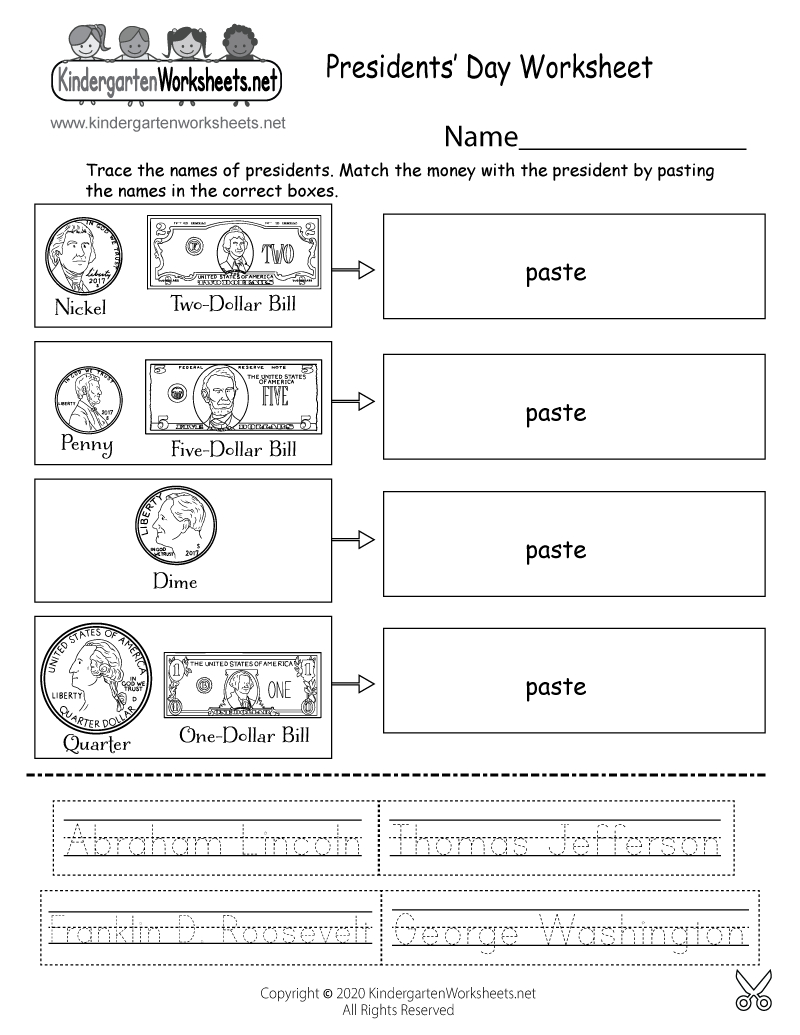 Presidents&amp;#039; Day Worksheet - Free Printable, Digital, &amp;amp; Pdf inside Free Printable President Worksheets