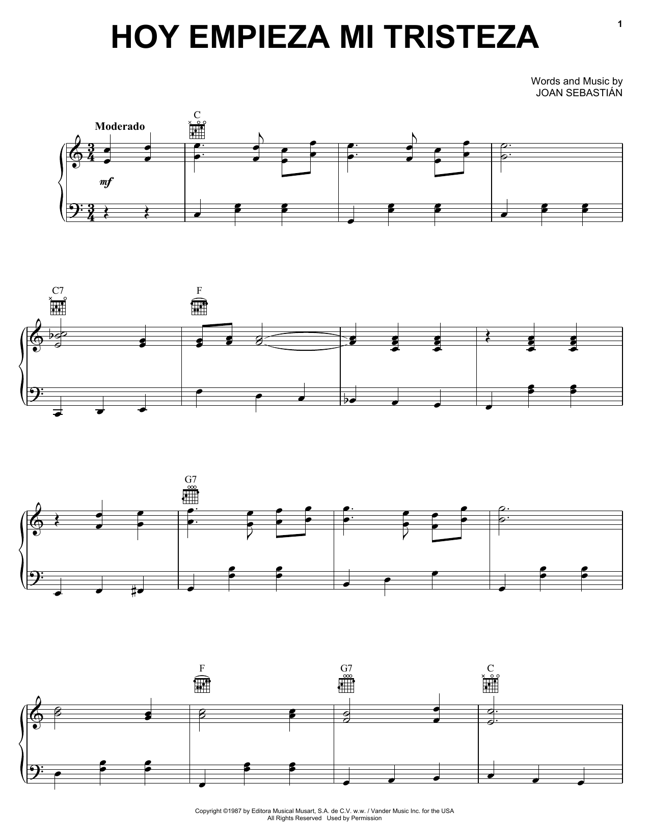 Print And Download Hoy Empieza Mi Tristeza Sheet Music; Sheet within Free Printable Hoy Sheets