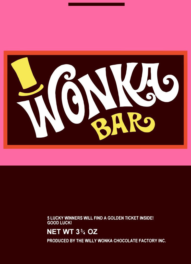 Print Free Printable Wonka Bar Wrapper Template - Printable with regard to Wonka Bar Wrapper Printable Free