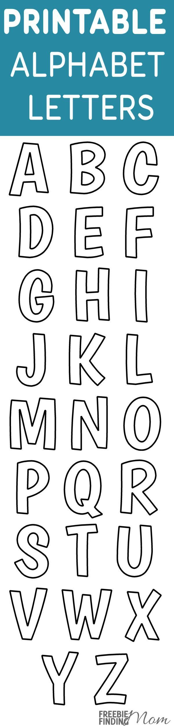 Printable Alphabet Templates For Kids for Free Printable Alphabet Letters To Color