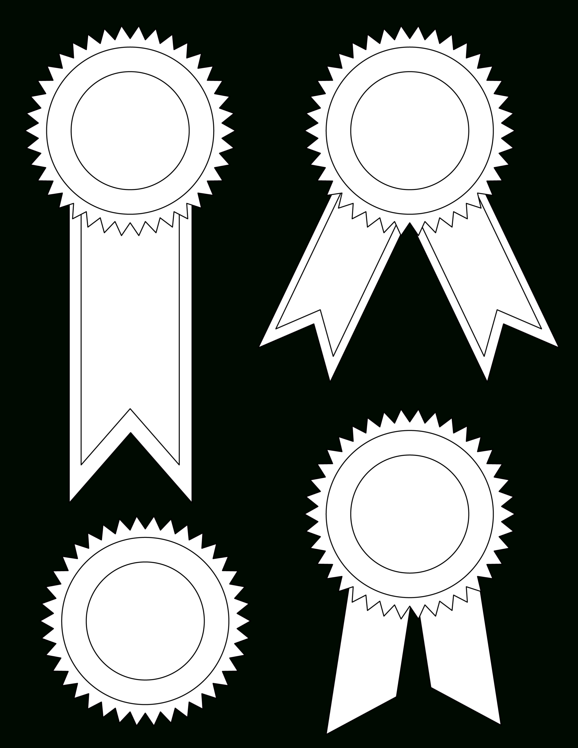 Printable Award Ribbons - Reward Kids For Good Deeds in Free Printable Ribbons