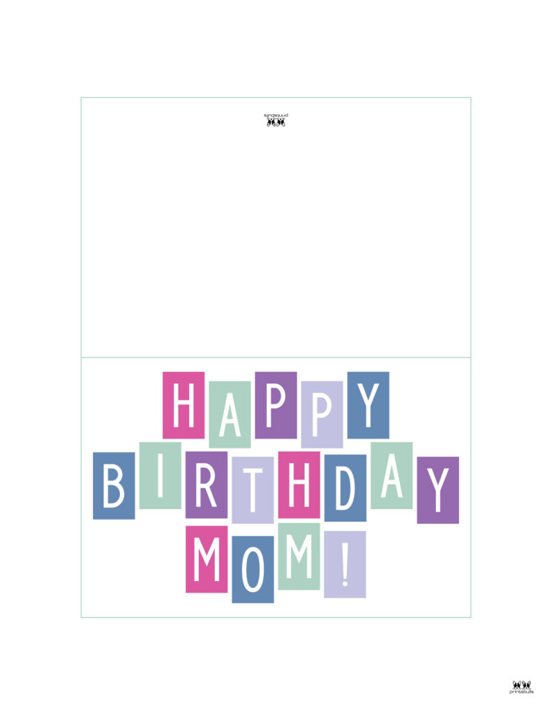 Printable Birthday Cards - 110 Free Birthday Cards | Printabulls regarding Free Printable Birthday Cards For Mom From Son