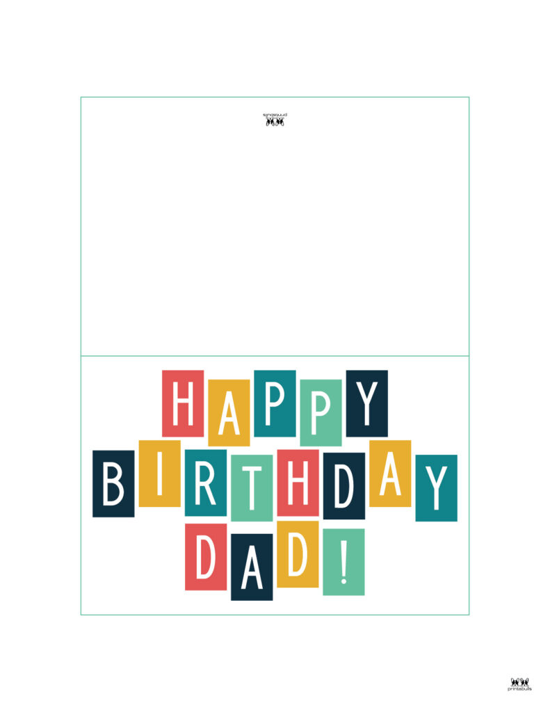 Printable Birthday Cards - 110 Free Birthday Cards | Printabulls with regard to Free Printable Birthday Cards for Dad