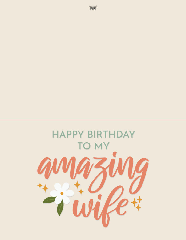 Printable Birthday Cards - 110 Free Birthday Cards | Printabulls with regard to Free Printable Birthday Cards for Wife