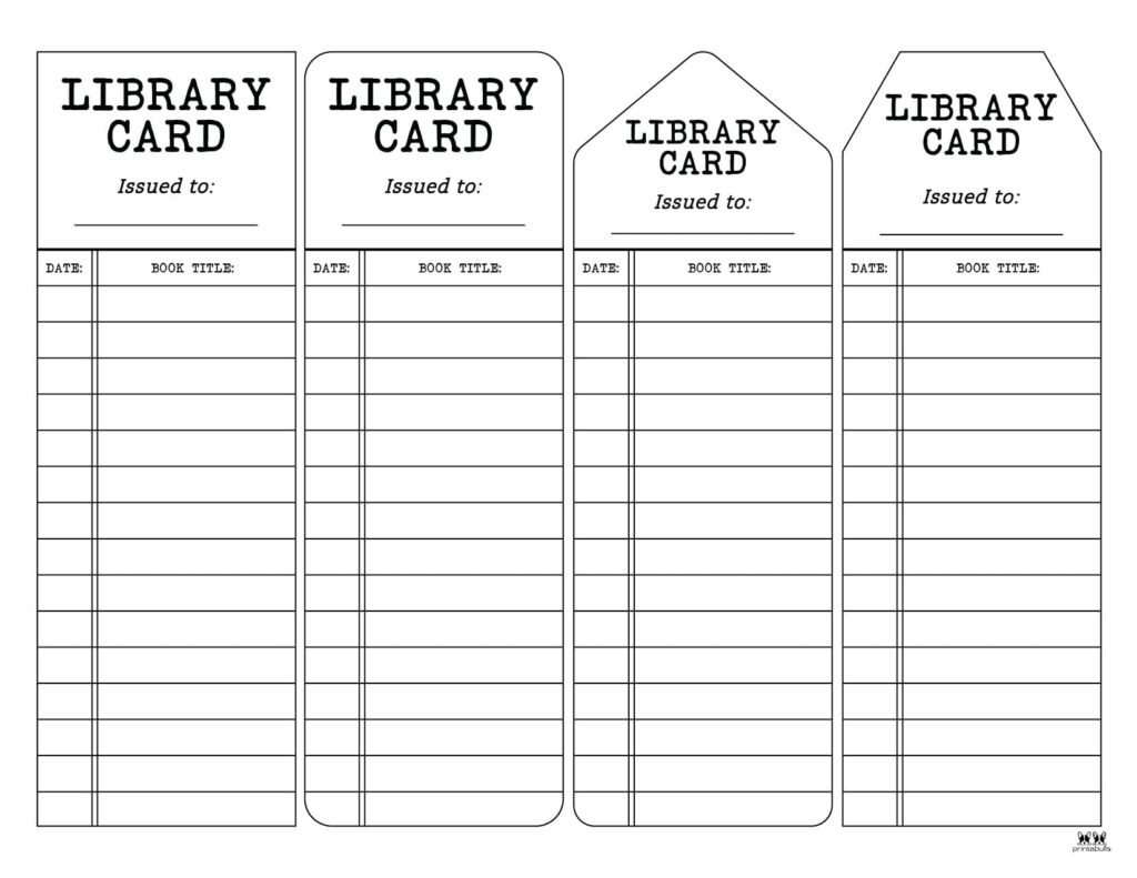 Printable Bookmarks - 500+ Free Bookmarks | Printabulls in Free Printable Bookmarks for Libraries