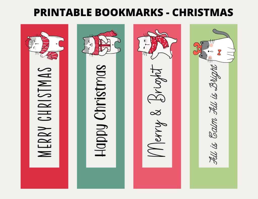 Printable Christmas Bookmarks - My Printable Home within Free Printable Christmas Bookplates