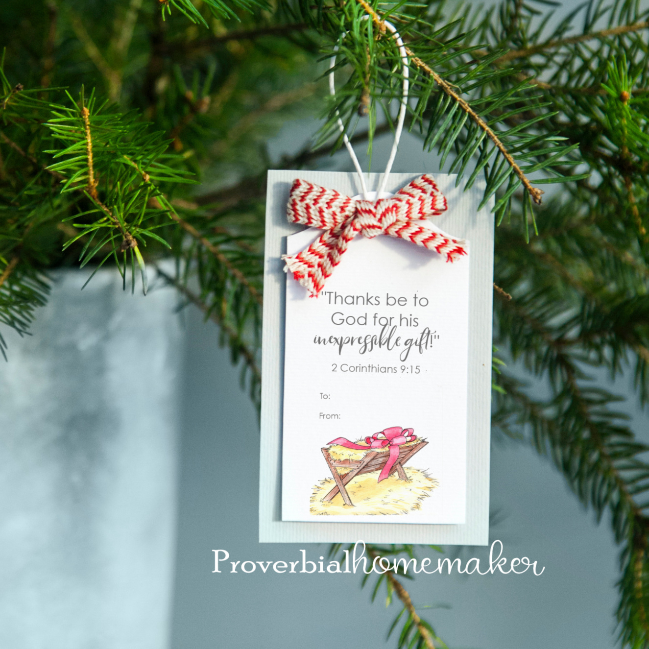 Printable Christmas Gift Tags With Scripture pertaining to Free Printable Christian Christmas Gift Tags