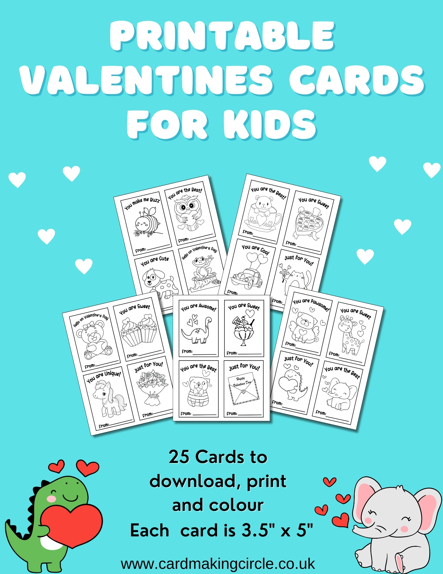 Printable Colouring Cards for Free Printable Cards No Download Required