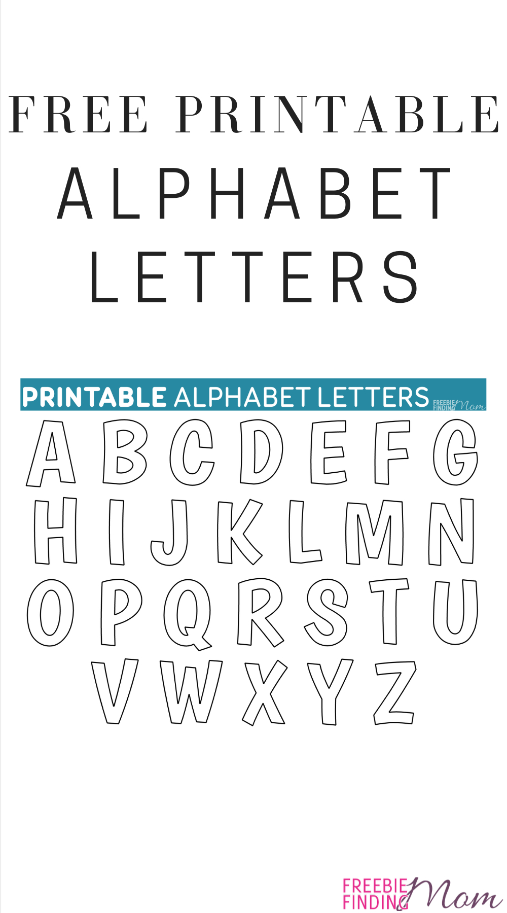 Printable Free Alphabet Templates | Free Printable Alphabet within Template Letters of the Alphabet for Free Printable