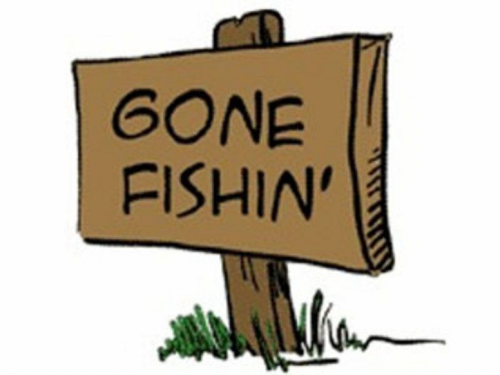 Printable Gone Fishing Sign intended for Free Printable Gone Fishing Sign