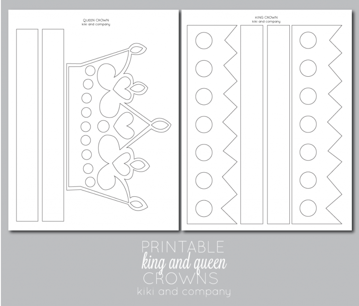 Printable Kings And Queens Crown {Free Printable} | King And Queen pertaining to Free Printable Crown