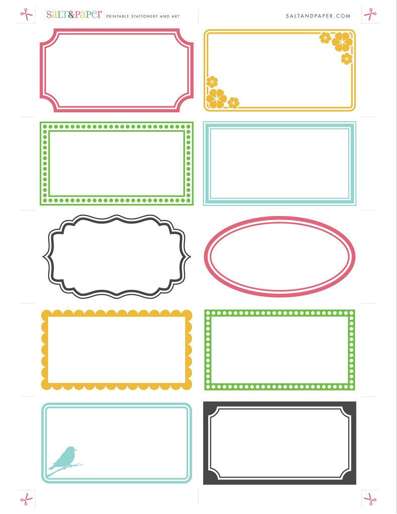 Printable Label Templates with Free Printable Label Templates